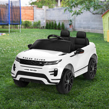 2 seater Licensed Range Rover Evoque White - Kids Ride On Electric Car with Remote Control from kidscarz.com.au, we sell affordable ride on toys, free shipping Australia wide, Load image into Gallery viewer, 2 seater Licensed Range Rover Evoque White - Kids Ride On Electric Car with Remote Control
