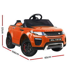 Kids Ride On Electric Car with Remote Control | Range Rover Inspired | Orange from kidscarz.com.au, we sell affordable ride on toys, free shipping Australia wide, Load image into Gallery viewer, Kids Ride On Electric Car with Remote Control | Range Rover Inspired | Orange
