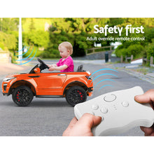 Kids Ride On Electric Car with Remote Control | Range Rover Inspired | Orange from kidscarz.com.au, we sell affordable ride on toys, free shipping Australia wide, Load image into Gallery viewer, Kids Ride On Electric Car with Remote Control | Range Rover Inspired | Orange
