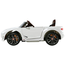Kids Ride On Electric Car with Remote Control | Licensed Bentley EXP12 | White from kidscarz.com.au, we sell affordable ride on toys, free shipping Australia wide, Load image into Gallery viewer, Kids Ride On Electric Car with Remote Control | Licensed Bentley EXP12 | White side
