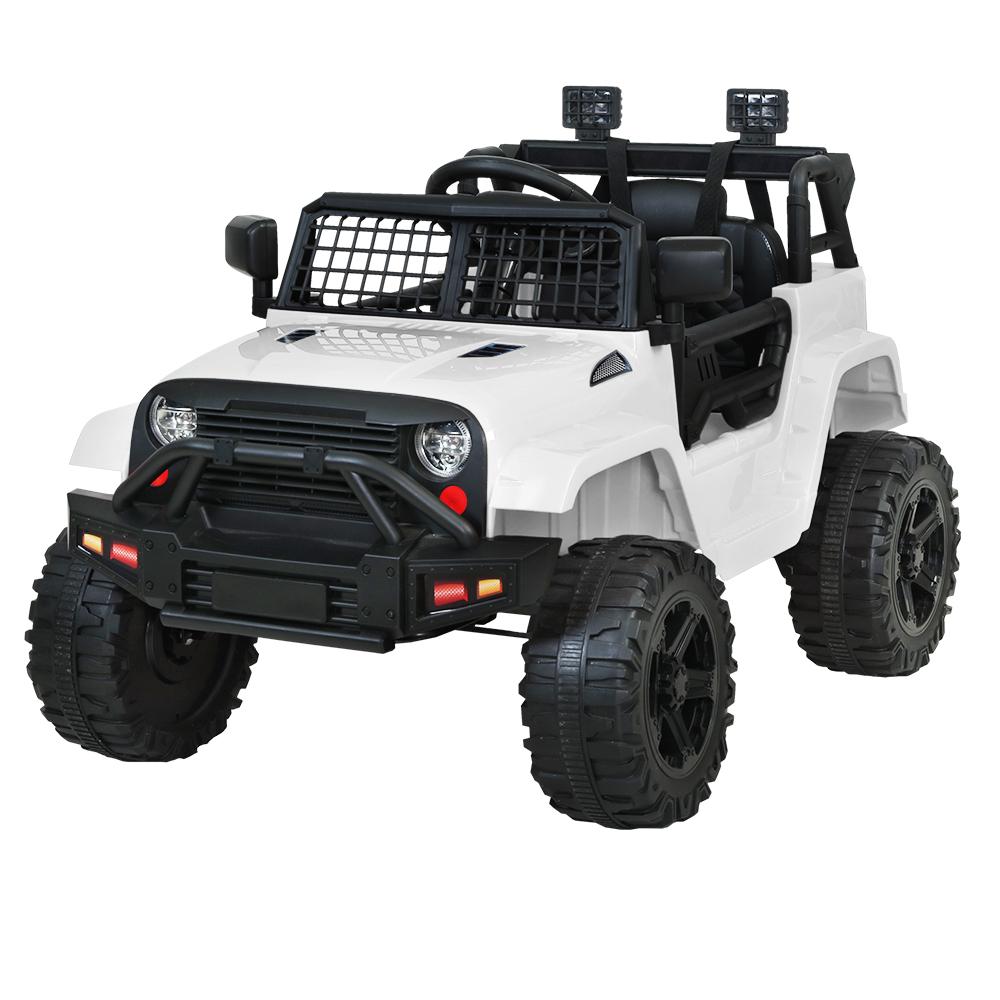 www.kidscarz.com.au, electric toy car, affordable Ride ons in Australia, Kids Ride On Electric Car with Remote Control | Jeep Inspired | White