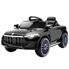 Kids Ride On Electric Car with Remote Control | Maserati Inspired | Black from kidscarz.com.au, we sell affordable ride on toys, free shipping Australia wide, Load image into Gallery viewer, Rigo Kids Ride On Car Electric Toys 12V Battery Remote Control Black MP3 LED
