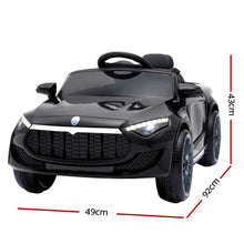 Kids Ride On Electric Car with Remote Control | Maserati Inspired | Black from kidscarz.com.au, we sell affordable ride on toys, free shipping Australia wide, Load image into Gallery viewer, Kids Ride On Electric Car with Remote Control | Maserati Inspired | Black
