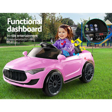 Kids Ride On Electric Car with Remote Control | Maserati Inspired | Pink from kidscarz.com.au, we sell affordable ride on toys, free shipping Australia wide, Load image into Gallery viewer, Kids Ride On Electric Car with Remote Control | Maserati Inspired | Pink
