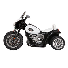 Kids Ride On Electric Motorbike Harley Davidson Softail Inspired, Black & White from kidscarz.com.au, we sell affordable ride on toys, free shipping Australia wide, Load image into Gallery viewer, Kids Ride On Electric Motorbike Harley Davidson Softail Inspired, Black &amp; White
