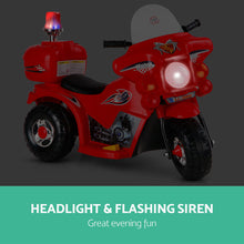 Kids Ride On Electric Motorcycle | Red from kidscarz.com.au, we sell affordable ride on toys, free shipping Australia wide, Load image into Gallery viewer, Kids Ride On Electric Motorcycle | Red
