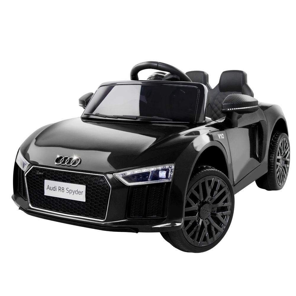 www.kidscarz.com.au, electric toy car, affordable Ride ons in Australia, Kids Ride On Electric Audi Toy Car with Remote Control | Licensed Audi R8 | Black