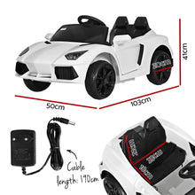 Rigo Kids Ride On Car Outdoor Electric Toys Battery Remote Control MP3 12V White from kidscarz.com.au, we sell affordable ride on toys, free shipping Australia wide, Load image into Gallery viewer, Rigo Kids Ride On Car Outdoor Electric Toys Battery Remote Control MP3 12V White
