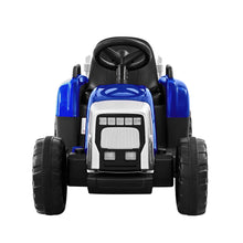 Kids Ride On Eletric Car | Tractor Trailer | Blue from kidscarz.com.au, we sell affordable ride on toys, free shipping Australia wide, Load image into Gallery viewer, Kids Ride On Eletric Car | Tractor Trailer | Blue
