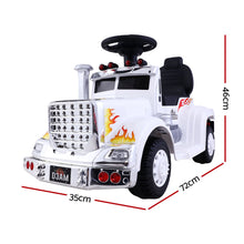 Best Ride on Toy Truck White -  Truck Ride on Toy for Kids in Australia from kidscarz.com.au, we sell affordable ride on toys, free shipping Australia wide, Load image into Gallery viewer, Best Ride on Toy Truck White -  Truck Ride on Toy for Kids in Australia
