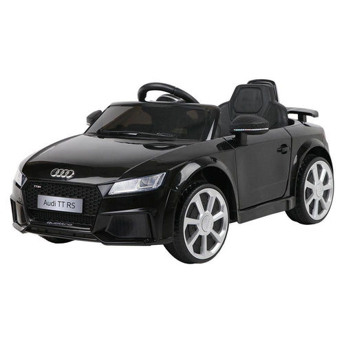 Kids Ride On Electric Car with Remote Control | Licensed Audi TT RS Roadster | Black