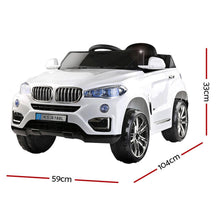 BMW X5 Inspired Kids Ride On Electric Car with Remote Control - White BMW ride on car Australia from kidscarz.com.au, we sell affordable ride on toys, free shipping Australia wide, Load image into Gallery viewer, BMW Kids Ride On Electric Car with Remote Control Australia, BMW X5 Inspired toy car , White bmw kids car
