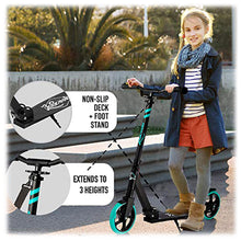 Kids Teen Kick Push Scooter | Lascoota | Aqua from kidscarz.com.au, we sell affordable ride on toys, free shipping Australia wide, Load image into Gallery viewer, Kids Teen Kick Push Scooter | Lascoota | Aqua
