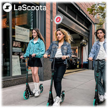 Kids Teen Kick Push Scooter | Lascoota | Aqua from kidscarz.com.au, we sell affordable ride on toys, free shipping Australia wide, Load image into Gallery viewer, Kids Teen Kick Push Scooter | Lascoota | Aqua
