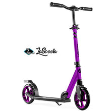 Kids Teen Kick Push Scooter | Lascoota | Plum from kidscarz.com.au, we sell affordable ride on toys, free shipping Australia wide, Load image into Gallery viewer, Kids Teen Kick Push Scooter | Lascoota | Plum
