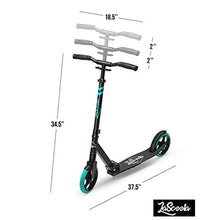 Kids Teen Kick Push Scooter | Lascoota | Black from kidscarz.com.au, we sell affordable ride on toys, free shipping Australia wide, Load image into Gallery viewer, Kids Teen Kick Push Scooter | Lascoota | Black
