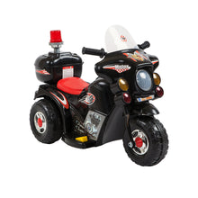 Children's Electric Ride-on Motorcycle (Black) Rechargeable, Up To 1Hr from kidscarz.com.au, we sell affordable ride on toys, free shipping Australia wide, Load image into Gallery viewer, Children&#39;s Electric Ride-on Motorcycle (Black) Rechargeable, Up To 1Hr
