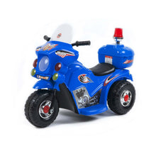 Children's Electric Ride-on Motorcycle (Blue) Rechargeable, Up To 1Hr from kidscarz.com.au, we sell affordable ride on toys, free shipping Australia wide, Load image into Gallery viewer, Children&#39;s Electric Ride-on Motorcycle (Blue) Rechargeable, Up To 1Hr
