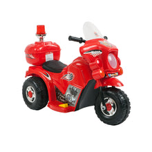 Children's Electric Ride-on Motorcycle (Red) Rechargeable, Up To 1Hr from kidscarz.com.au, we sell affordable ride on toys, free shipping Australia wide, Load image into Gallery viewer, Children&#39;s Electric Ride-on Motorcycle (Red) Rechargeable, Up To 1Hr
