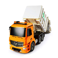 Remote Control Mercedes-Benz Garbage Model Toy Truck (Orange) from kidscarz.com.au, we sell affordable ride on toys, free shipping Australia wide, Load image into Gallery viewer, Remote Control Mercedes-Benz Garbage Model Toy Truck (Orange)
