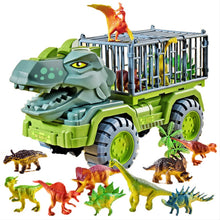 Dinosaur Truck Toy Transport Car Toy Inertial Cars Carrier Vehicle Gift Kids from kidscarz.com.au, we sell affordable ride on toys, free shipping Australia wide, Load image into Gallery viewer, Dinosaur Truck Toy Transport Car Toy Inertial Cars Carrier Vehicle Gift Kids
