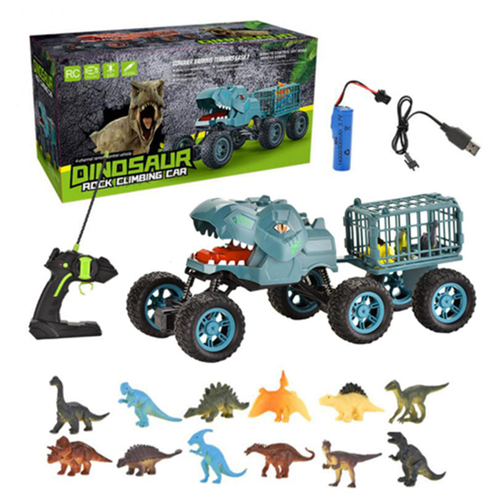 www.kidscarz.com.au, electric toy car, affordable Ride ons in Australia, Dinosaur Truck Toy Set Transport Car Electric Remote Control Carrier Vehicle Kid