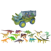 Dinosaur Truck Toy Transport Car Toy Inertial Cars Carrier Vehicle Gift Kids from kidscarz.com.au, we sell affordable ride on toys, free shipping Australia wide, Load image into Gallery viewer, Dinosaur Truck Toy Transport Car Toy Inertial Cars Carrier Vehicle Gift Kids
