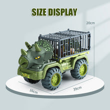 Dinosaur Truck Toy Transport Car Toy Inertial Cars Carrier Vehicle Gift Kids from kidscarz.com.au, we sell affordable ride on toys, free shipping Australia wide, Load image into Gallery viewer, Dinosaur Truck Toy Transport Car Toy Inertial Cars Carrier Vehicle Gift Kids
