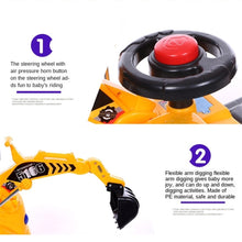 Kids Ride On Truck Toddler Foot to Floor | Bulldozer | Yellow from kidscarz.com.au, we sell affordable ride on toys, free shipping Australia wide, Load image into Gallery viewer, Kids Ride On Truck Toddler Foot to Floor | Bulldozer | Yellow
