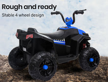 Kids Ride On Electric Quad Bike | Blue from kidscarz.com.au, we sell affordable ride on toys, free shipping Australia wide, Load image into Gallery viewer, Kids Ride On Electric Quad Bike | Blue
