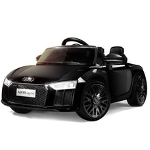 Kids Ride On Electric Car with Remote Control | Licensed Audi R8 Spyder | Black from kidscarz.com.au, we sell affordable ride on toys, free shipping Australia wide, Load image into Gallery viewer, Kids Ride On Electric Car with Remote Control | Licensed Audi R8 Spyder | Black
