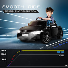 Kids Ride On Electric Car with Remote Control | Licensed Audi R8 Spyder | Black from kidscarz.com.au, we sell affordable ride on toys, free shipping Australia wide, Load image into Gallery viewer, Kids Ride On Electric Car with Remote Control | Licensed Audi R8 Spyder | Black
