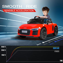 Kids Ride On Electric Car with Remote Control | Licensed Audi R8 Spyder | Red from kidscarz.com.au, we sell affordable ride on toys, free shipping Australia wide, Load image into Gallery viewer, Kids Ride On Electric Car with Remote Control | Licensed Audi R8 Spyder | Red
