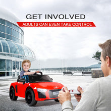 Kids Ride On Electric Car with Remote Control | Licensed Audi R8 Spyder | Red from kidscarz.com.au, we sell affordable ride on toys, free shipping Australia wide, Load image into Gallery viewer, Kids Ride On Electric Car with Remote Control | Licensed Audi R8 Spyder | Red
