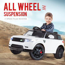 Kids Ride On Electric Car with Remote Control | Range Rover Inspired | White from kidscarz.com.au, we sell affordable ride on toys, free shipping Australia wide, Load image into Gallery viewer, Kids Ride On Electric Car with Remote Control | Range Rover Inspired | White
