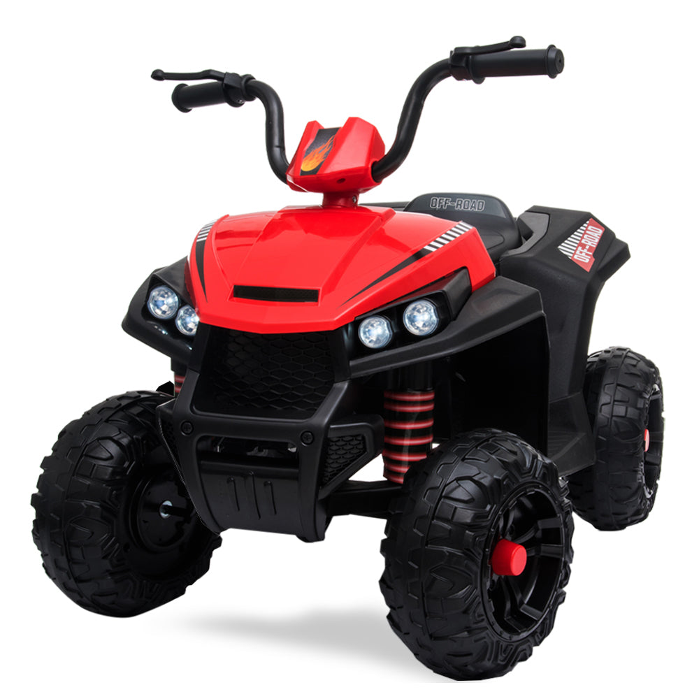 www.kidscarz.com.au, electric toy car, affordable Ride ons in Australia, ROVO KIDS Electric Ride On ATV Quad Bike Battery Powered, Red and Black
