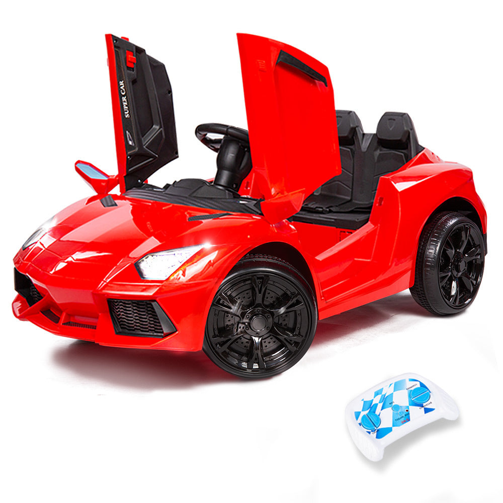 www.kidscarz.com.au, electric toy car, affordable Ride ons in Australia, ROVO KIDS Lamborghini Inspired Ride-On Car, Remote Control, Battery Charger, Red