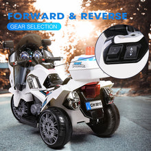 ROVO KIDS Electric Ride-On Motorcycle Children Police Patrol Bike Toy Trike from kidscarz.com.au, we sell affordable ride on toys, free shipping Australia wide, Load image into Gallery viewer, ROVO KIDS Electric Ride-On Motorcycle Children Police Patrol Bike Toy Trike
