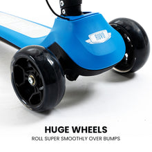 ROVO KIDS 3-Wheel Electric Scooter, Ages 3-8, Adjustable Height, Folding, Lithium Battery, Blue from kidscarz.com.au, we sell affordable ride on toys, free shipping Australia wide, Load image into Gallery viewer, ROVO KIDS 3-Wheel Electric Scooter, Ages 3-8, Adjustable Height, Folding, Lithium Battery, Blue
