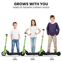 ROVO KIDS Electric Scooter Lithium Ride-On Foldable E-Scooter 125W Rechargeable, Green from kidscarz.com.au, we sell affordable ride on toys, free shipping Australia wide, Load image into Gallery viewer, ROVO KIDS Electric Scooter Lithium Ride-On Foldable E-Scooter 125W Rechargeable, Green
