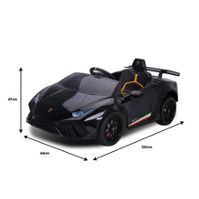 Kahuna Lamborghini Performante Kids Electric Ride On Car Remote Control - Black from kidscarz.com.au, we sell affordable ride on toys, free shipping Australia wide, Load image into Gallery viewer, Kahuna Lamborghini Performante Kids Electric Ride On Car Remote Control - Black
