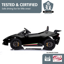 Kahuna Lamborghini Performante Kids Electric Ride On Car Remote Control - Black from kidscarz.com.au, we sell affordable ride on toys, free shipping Australia wide, Load image into Gallery viewer, Kahuna Lamborghini Performante Kids Electric Ride On Car Remote Control - Black
