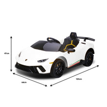 Kahuna Lamborghini Performante Kids Electric Ride On Car Remote Control by Kahuna - White from kidscarz.com.au, we sell affordable ride on toys, free shipping Australia wide, Load image into Gallery viewer, Kahuna Lamborghini Performante Kids Electric Ride On Car Remote Control by Kahuna - White
