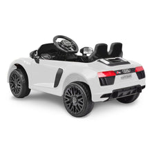 Kahuna R8 Spyder Audi Licensed Kids Electric Ride On Car Remote Control - White from kidscarz.com.au, we sell affordable ride on toys, free shipping Australia wide, Load image into Gallery viewer, Kahuna R8 Spyder Audi Licensed Kids Electric Ride On Car Remote Control - White
