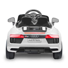 Kahuna R8 Spyder Audi Licensed Kids Electric Ride On Car Remote Control - White from kidscarz.com.au, we sell affordable ride on toys, free shipping Australia wide, Load image into Gallery viewer, Kahuna R8 Spyder Audi Licensed Kids Electric Ride On Car Remote Control - White
