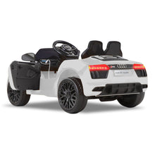 Kahuna R8 Spyder Audi Licensed Kids Electric Ride On Car Remote Control - White from kidscarz.com.au, we sell affordable ride on toys, free shipping Australia wide, Load image into Gallery viewer, Kahuna R8 Spyder Audi Licensed Kids Electric Ride On Car Remote Control - White
