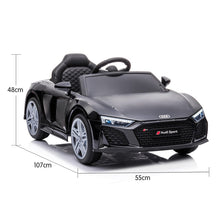 Kahuna Audi Sport Licensed Kids Electric Ride On Car Remote Control - Black from kidscarz.com.au, we sell affordable ride on toys, free shipping Australia wide, Load image into Gallery viewer, Kahuna Audi Sport Licensed Kids Electric Ride On Car Remote Control - Black
