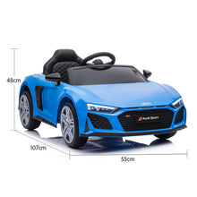 Kahuna Audi Sport Licensed Kids Electric Ride On Car Remote Control - Blue from kidscarz.com.au, we sell affordable ride on toys, free shipping Australia wide, Load image into Gallery viewer, Kahuna Audi Sport Licensed Kids Electric Ride On Car Remote Control - Blue
