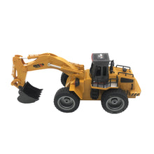 Remote Control Excavator Model Truck (6-Channel) w/ Driving Cab & Bucket from kidscarz.com.au, we sell affordable ride on toys, free shipping Australia wide, Load image into Gallery viewer, Remote Control Excavator Model Truck (6-Channel) w/ Driving Cab &amp; Bucket
